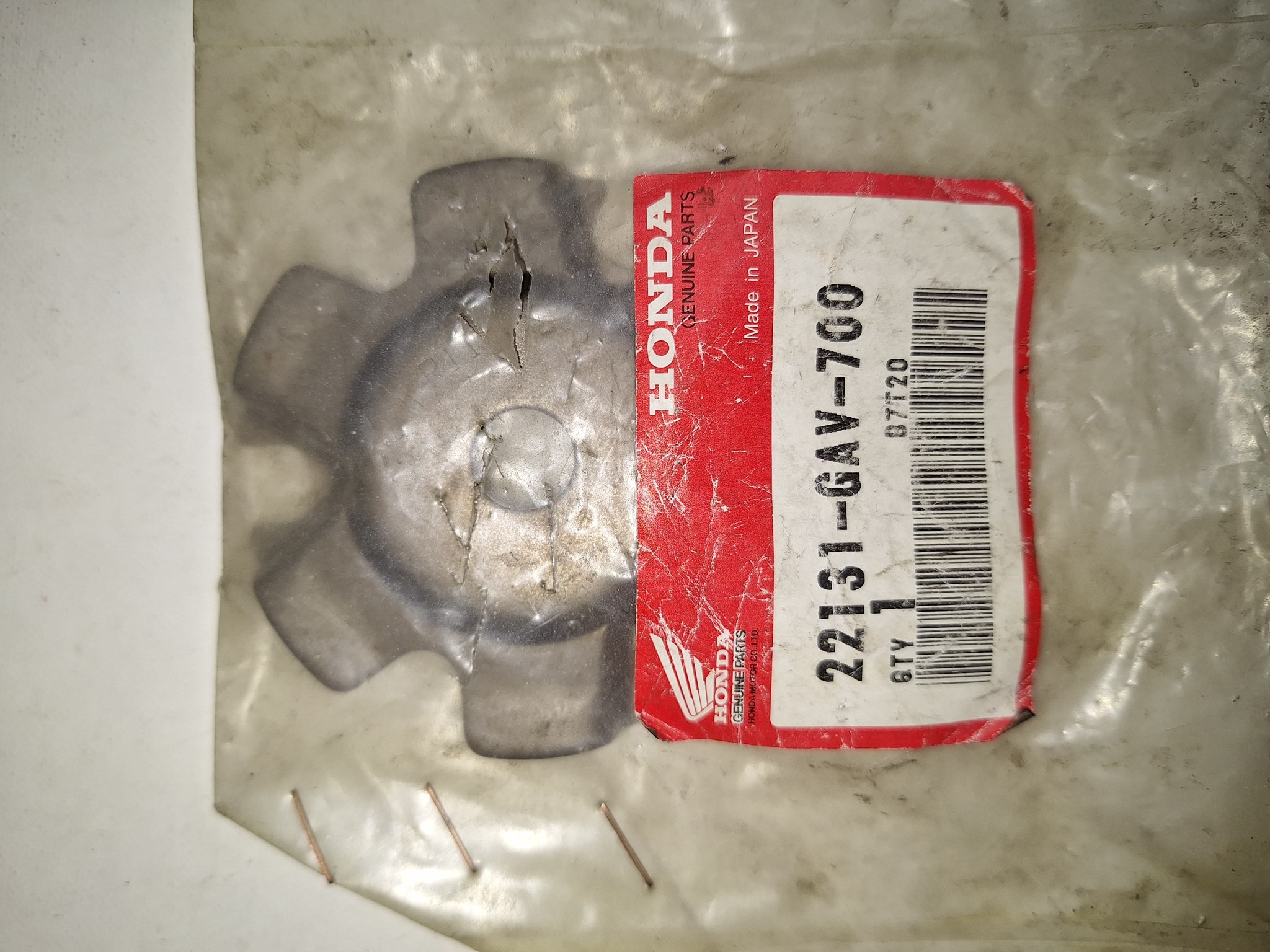 Picture of Honda SJ 50  RAMPENPLATTE 22131-GAV-700 /